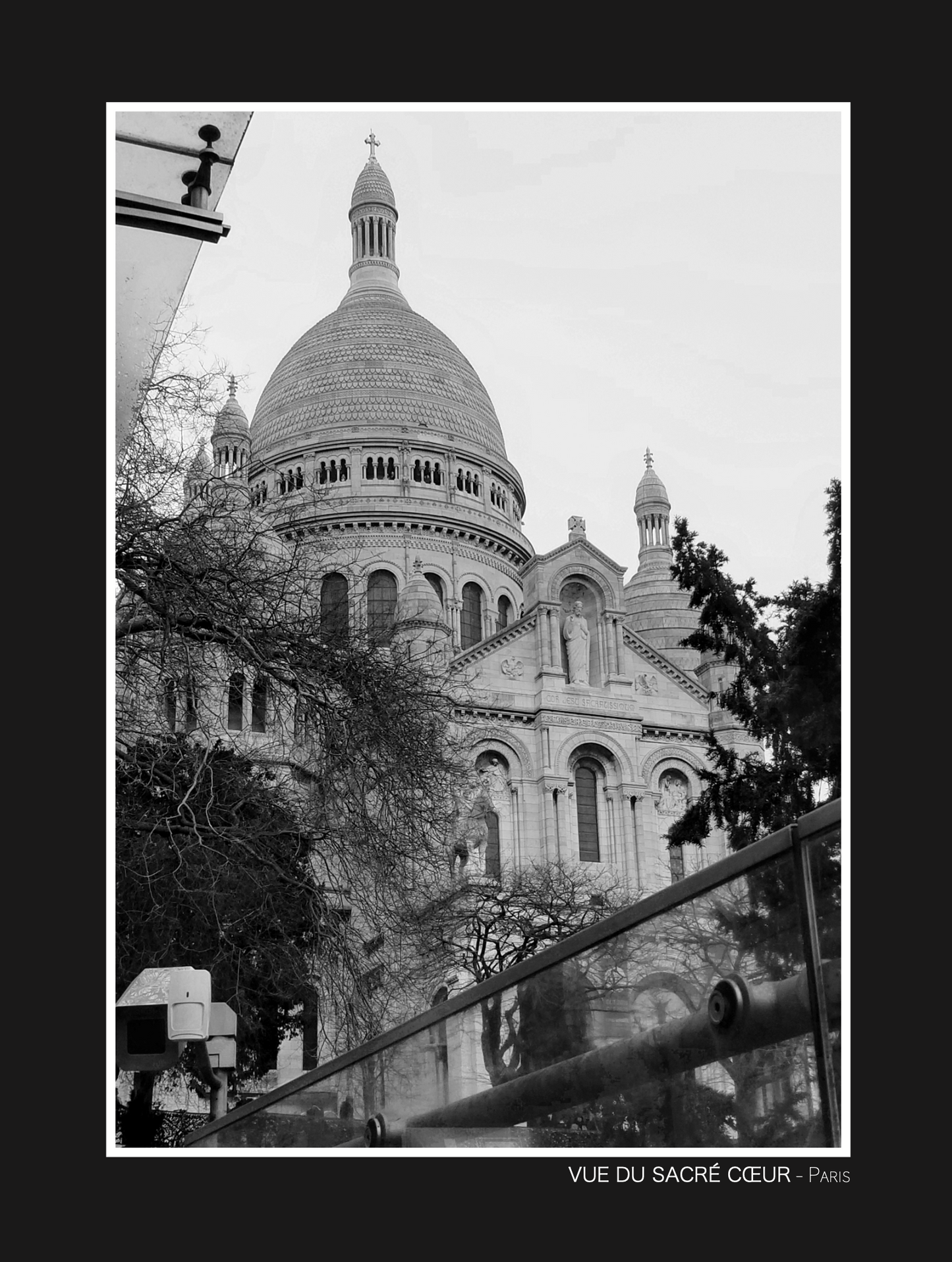 photo du sacré coeur prise à Montmartre Paris