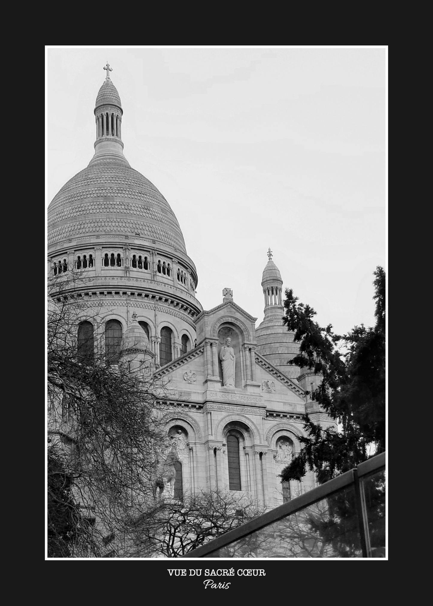 photo du sacré coeur prise à Montmartre Paris
