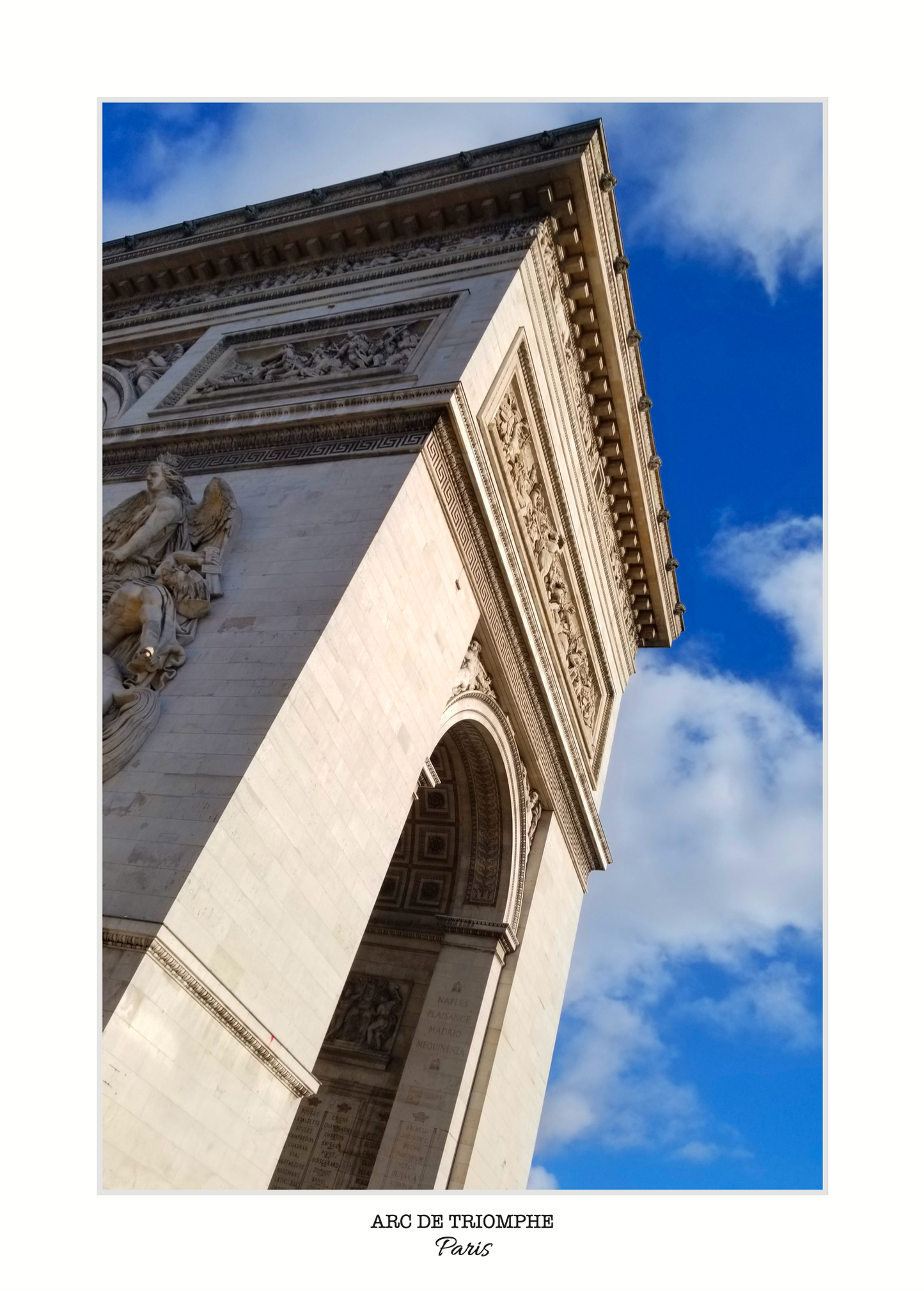 photo de l'Arc de triomphe de Paris