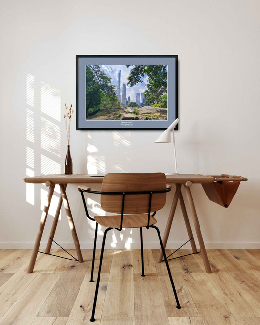 vue depuis central park sur les building de new york