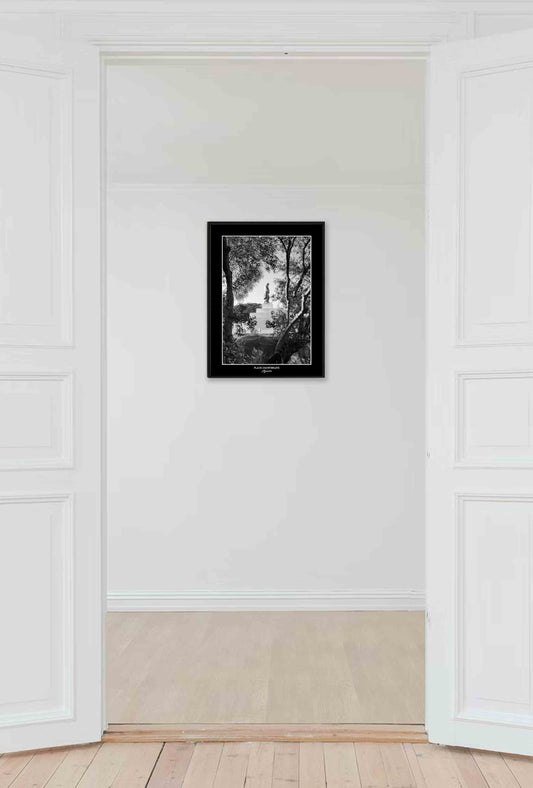 photo de la statue de Napoléon prise à Ajaccio sur la place d'austerlitz